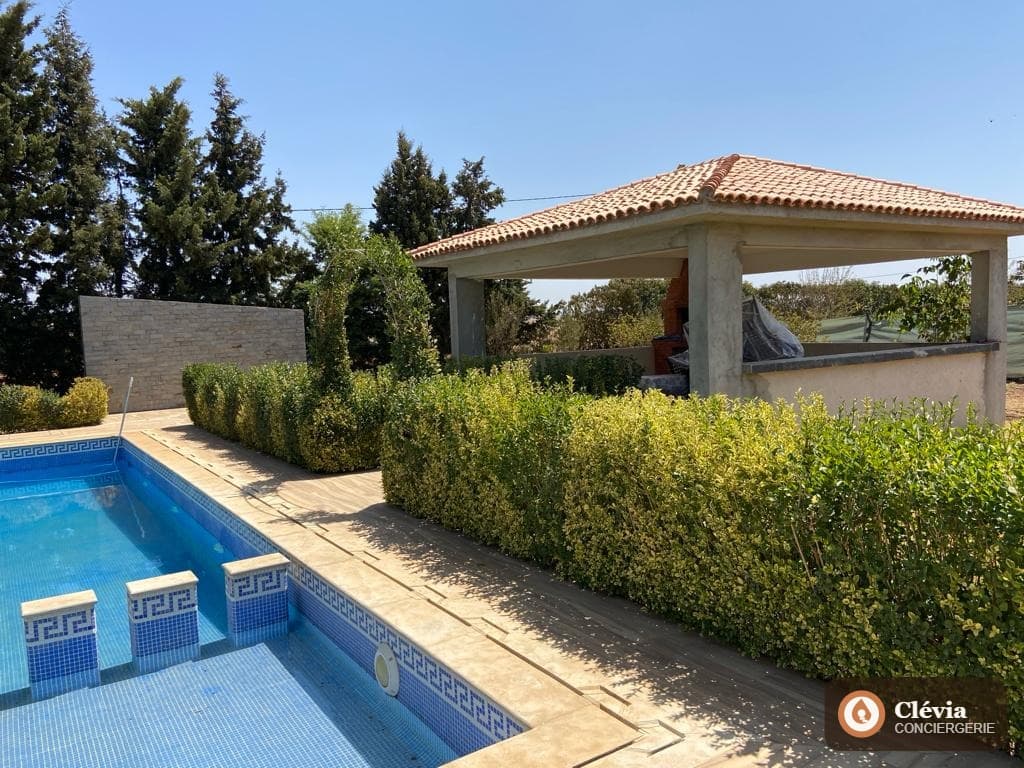 Ferme de 1 he à vendre Benslimane avec villa et piscine — photo 4